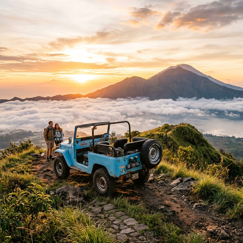 Sewa Jeep Kintamani - Warna Biru
