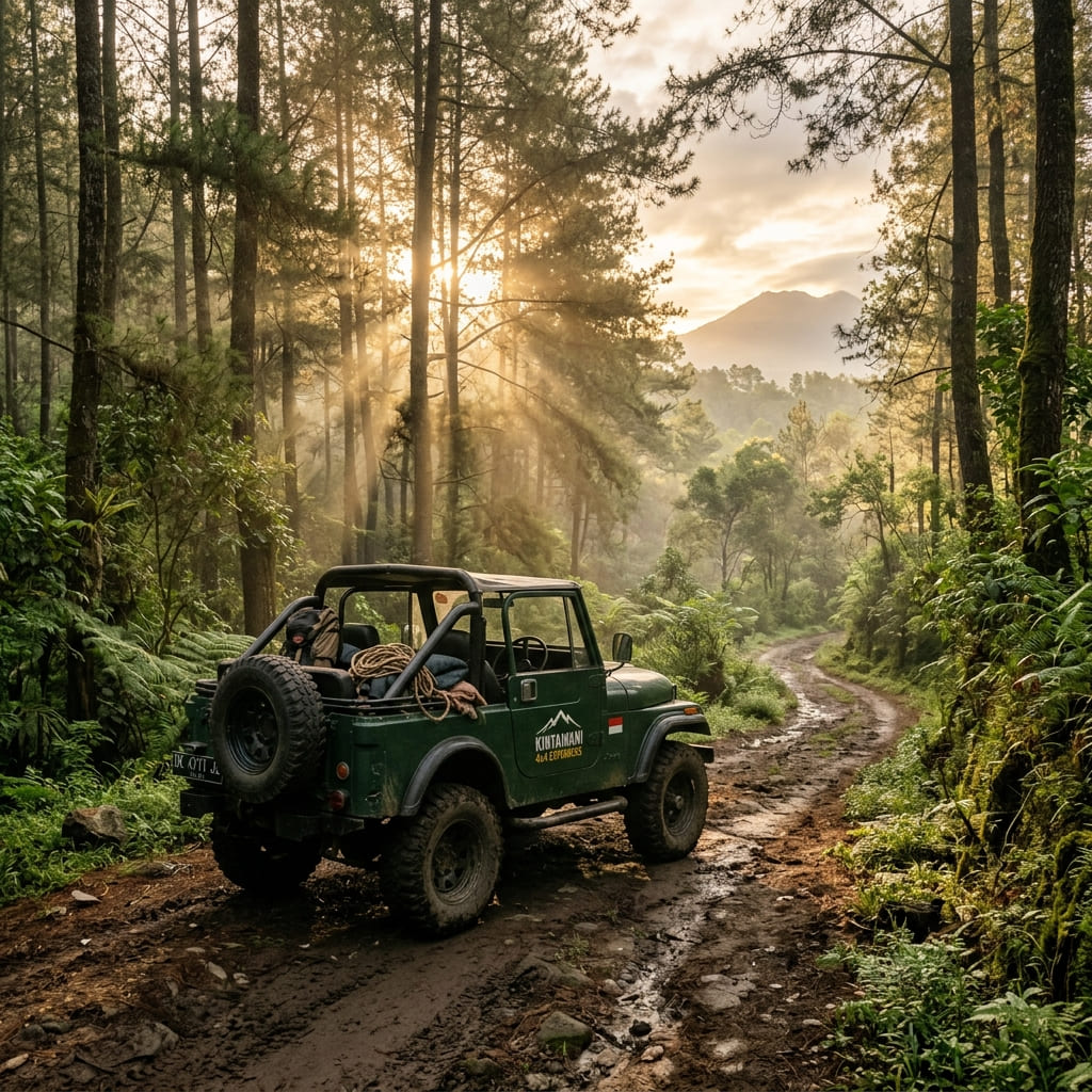 Sewa Jeep Kintamani - Warna Hijau