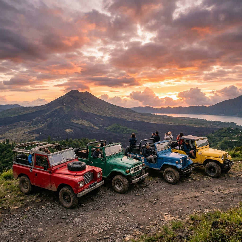 Sewa Jeep Kintamani - Warna Random